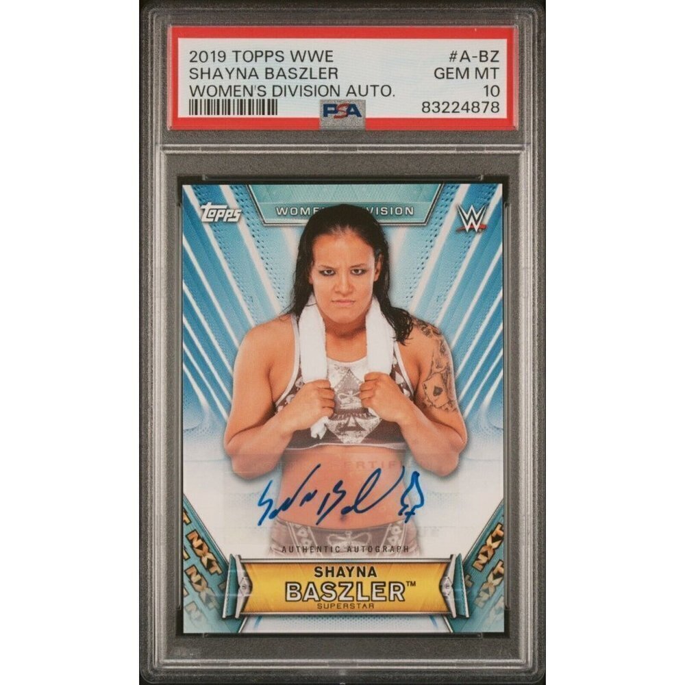 2019 Topps WWE Womens Division Roster Auto /199 Shayna Baszler #A-BZ Auto PSA 10 - Picture 1 of 2